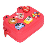 Cartoon Camera Shoulder Bags Children's Camera Protector Bag for Kids Birthday Gift Red - Low Angle