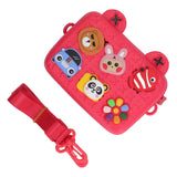 Cartoon Camera Shoulder Bags Children's Camera Protector Bag for Kids Birthday Gift Red - Extra Image
