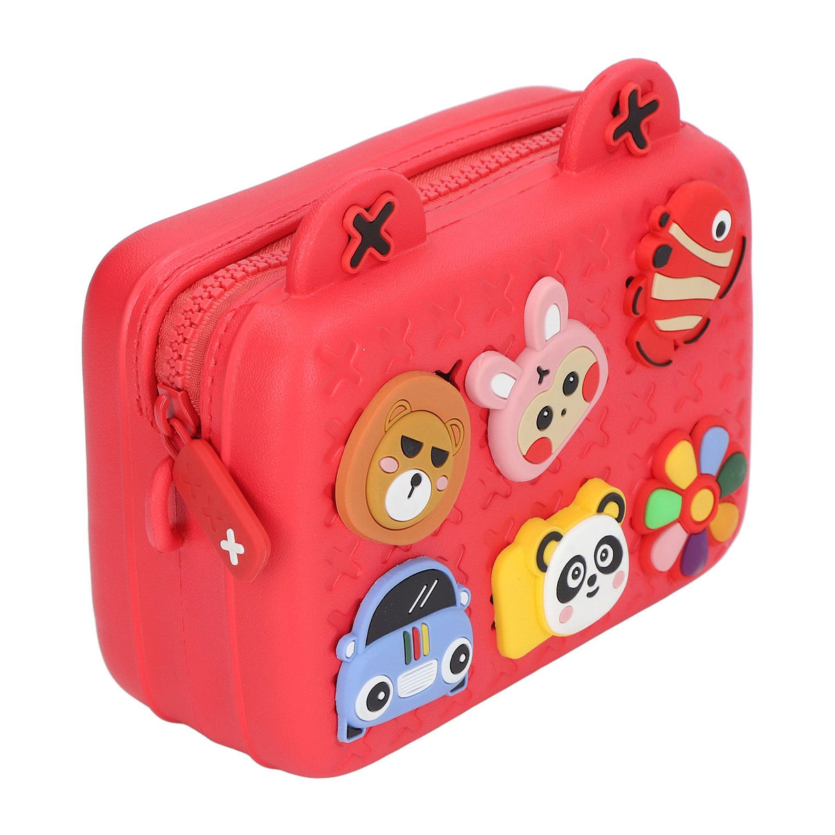 Cartoon Camera Shoulder Bags Children's Camera Protector Bag for Kids Birthday Gift Red