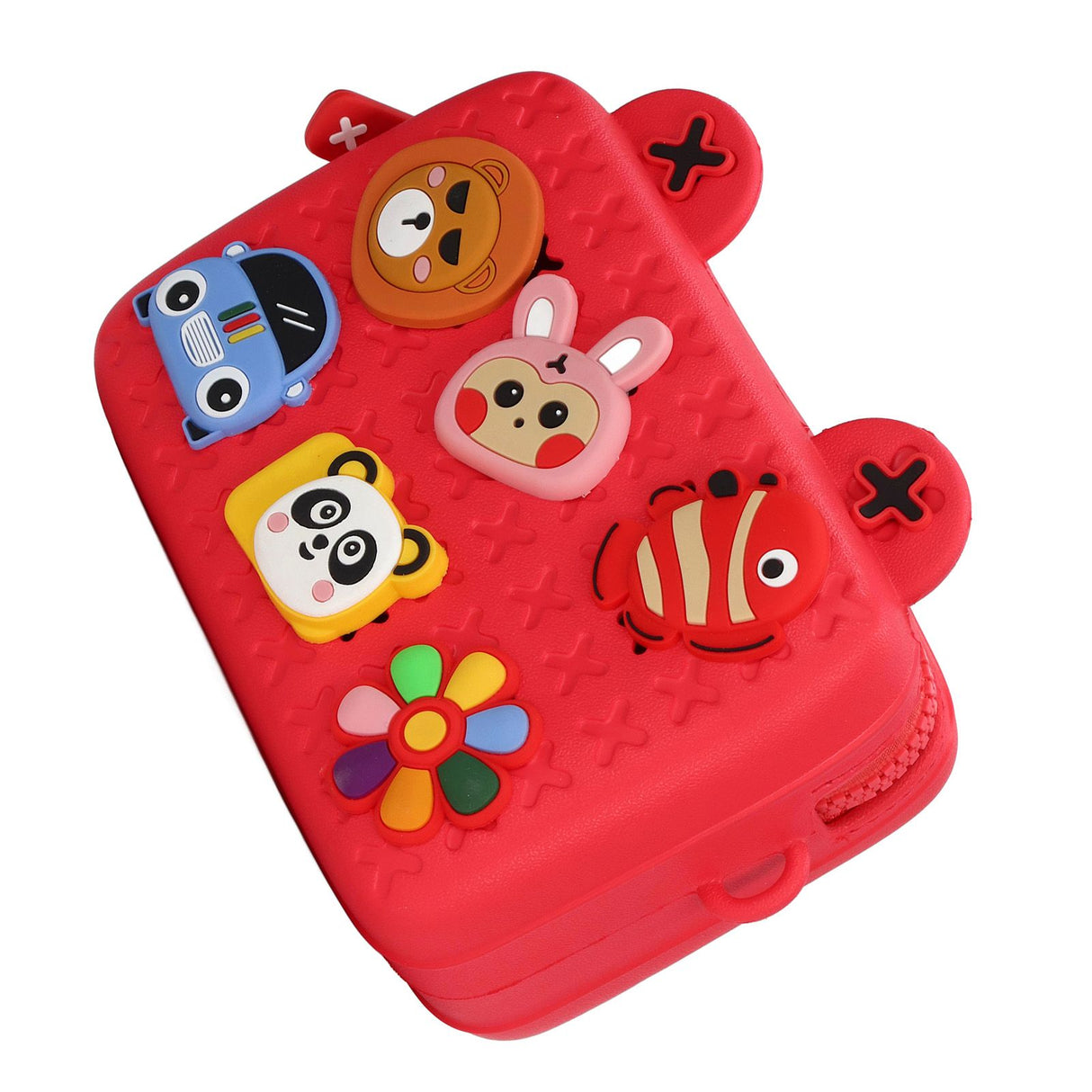 Cartoon Camera Shoulder Bags Children's Camera Protector Bag for Kids Birthday Gift Red