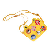 Cartoon Camera Shoulder Bags Children's Camera Protector Bag for Kids Birthday Gift Yellow