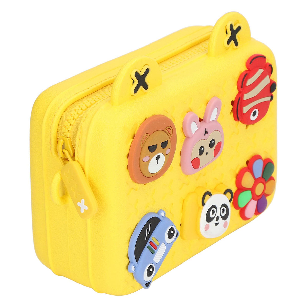 Cartoon Camera Shoulder Bags Children's Camera Protector Bag for Kids Birthday Gift Yellow