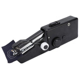 Handheld Sewing Machine Smoothing Stitching Portable Electric Sewing Tool for Home Travel Black - Close-Up Angle