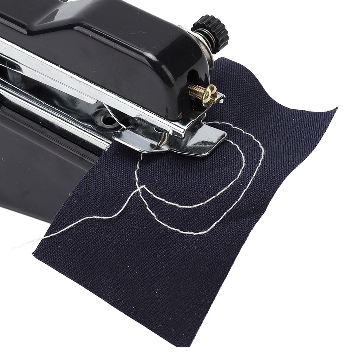 Handheld Sewing Machine Smoothing Stitching Portable Electric Sewing Tool for Home Travel Black