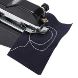 Handheld Sewing Machine Smoothing Stitching Portable Electric Sewing Tool for Home Travel Black