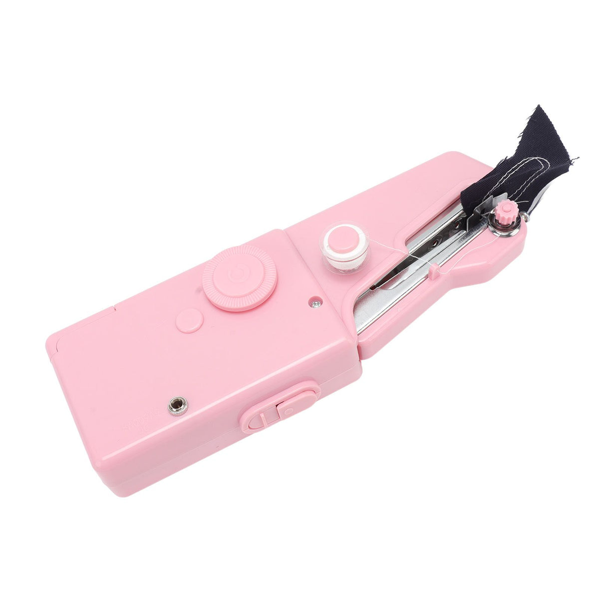 Handheld Sewing Machine Smoothing Stitching Portable Electric Sewing Tool for Home Travel Pink