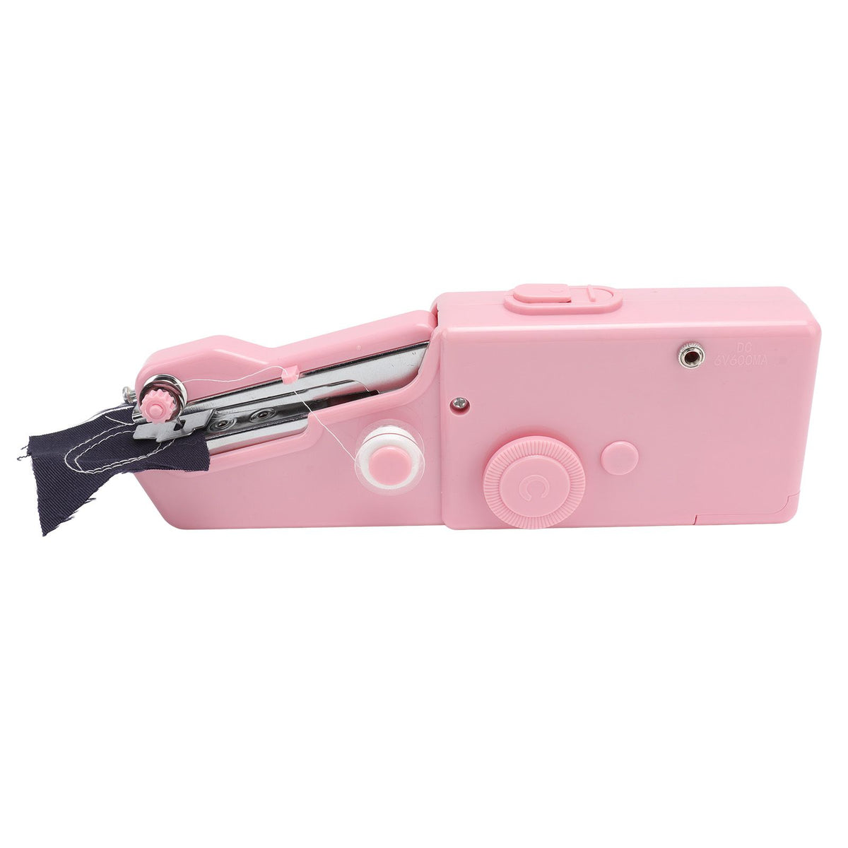 Handheld Sewing Machine Smoothing Stitching Portable Electric Sewing Tool for Home Travel Pink