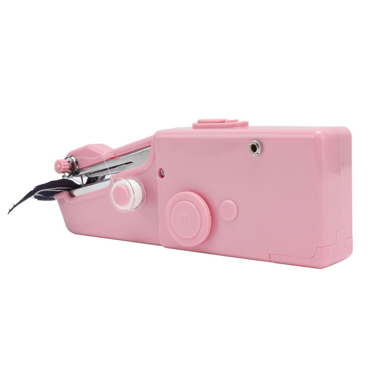Handheld Sewing Machine Smoothing Stitching Portable Electric Sewing Tool for Home Travel Pink