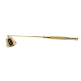 Candle Snuffer Bell Shaped Iron Electroplating Candle Extinguisher for Home Candle Tool Gold - Front View