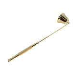 Candle Snuffer Bell Shaped Iron Electroplating Candle Extinguisher for Home Candle Tool Gold