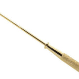Candle Snuffer Bell Shaped Iron Electroplating Candle Extinguisher for Home Candle Tool Gold - Close-Up Angle