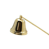 Candle Snuffer Bell Shaped Iron Electroplating Candle Extinguisher for Home Candle Tool Gold