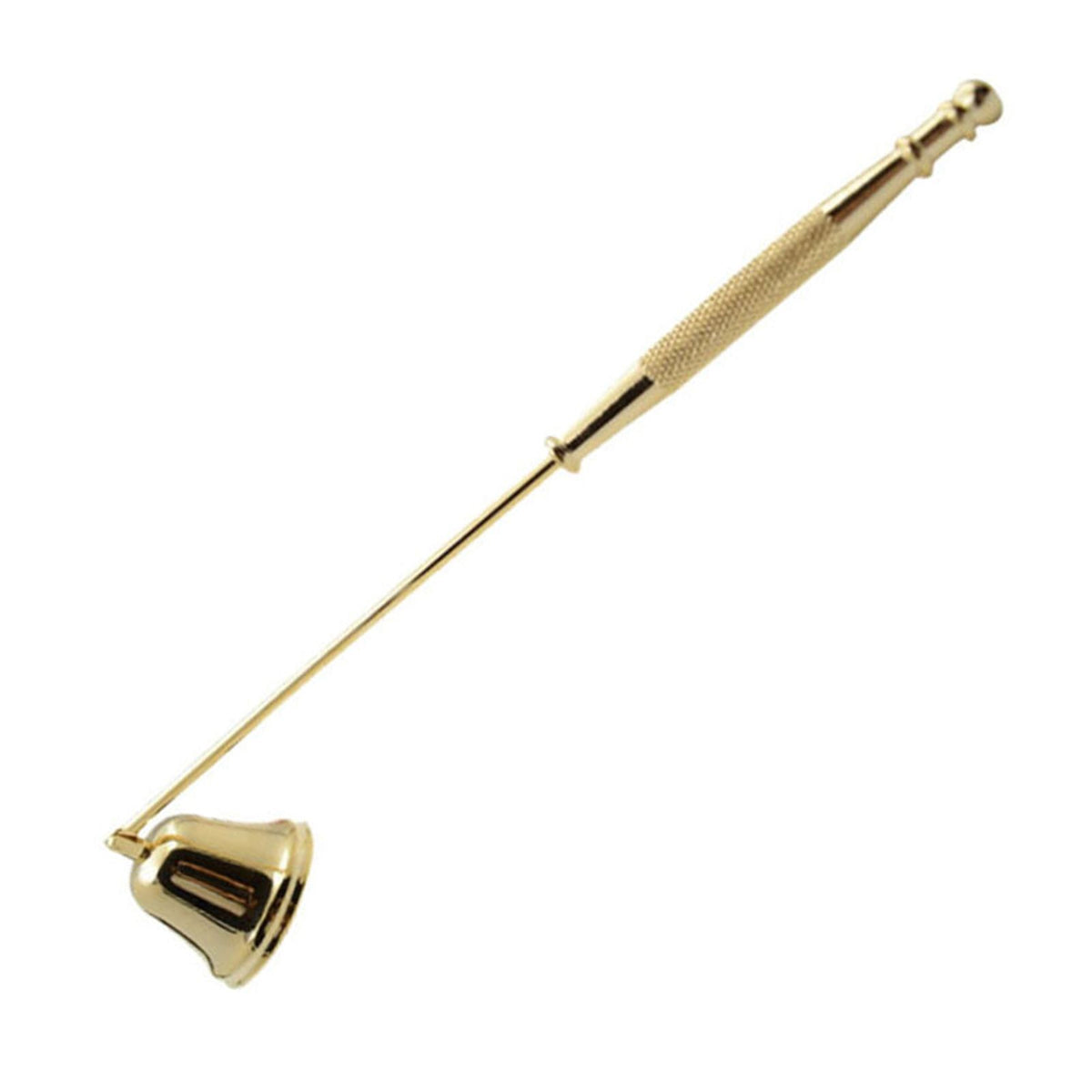 Candle Snuffer Bell Shaped Iron Electroplating Candle Extinguisher for Home Candle Tool Gold