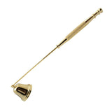 Candle Snuffer Bell Shaped Iron Electroplating Candle Extinguisher for Home Candle Tool Gold - Extra Image