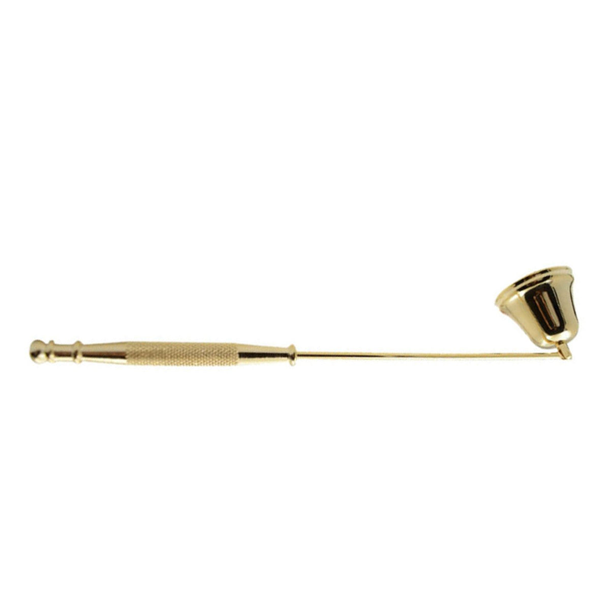 Candle Snuffer Bell Shaped Iron Electroplating Candle Extinguisher for Home Candle Tool Gold