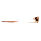 Candle Snuffer Bell Shaped Iron Electroplating Candle Extinguisher for Home Candle Tool Rose Gold