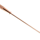 Candle Snuffer Bell Shaped Iron Electroplating Candle Extinguisher for Home Candle Tool Rose Gold - Close-Up Angle