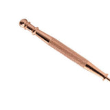 Candle Snuffer Bell Shaped Iron Electroplating Candle Extinguisher for Home Candle Tool Rose Gold - Low Angle