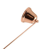Candle Snuffer Bell Shaped Iron Electroplating Candle Extinguisher for Home Candle Tool Rose Gold
