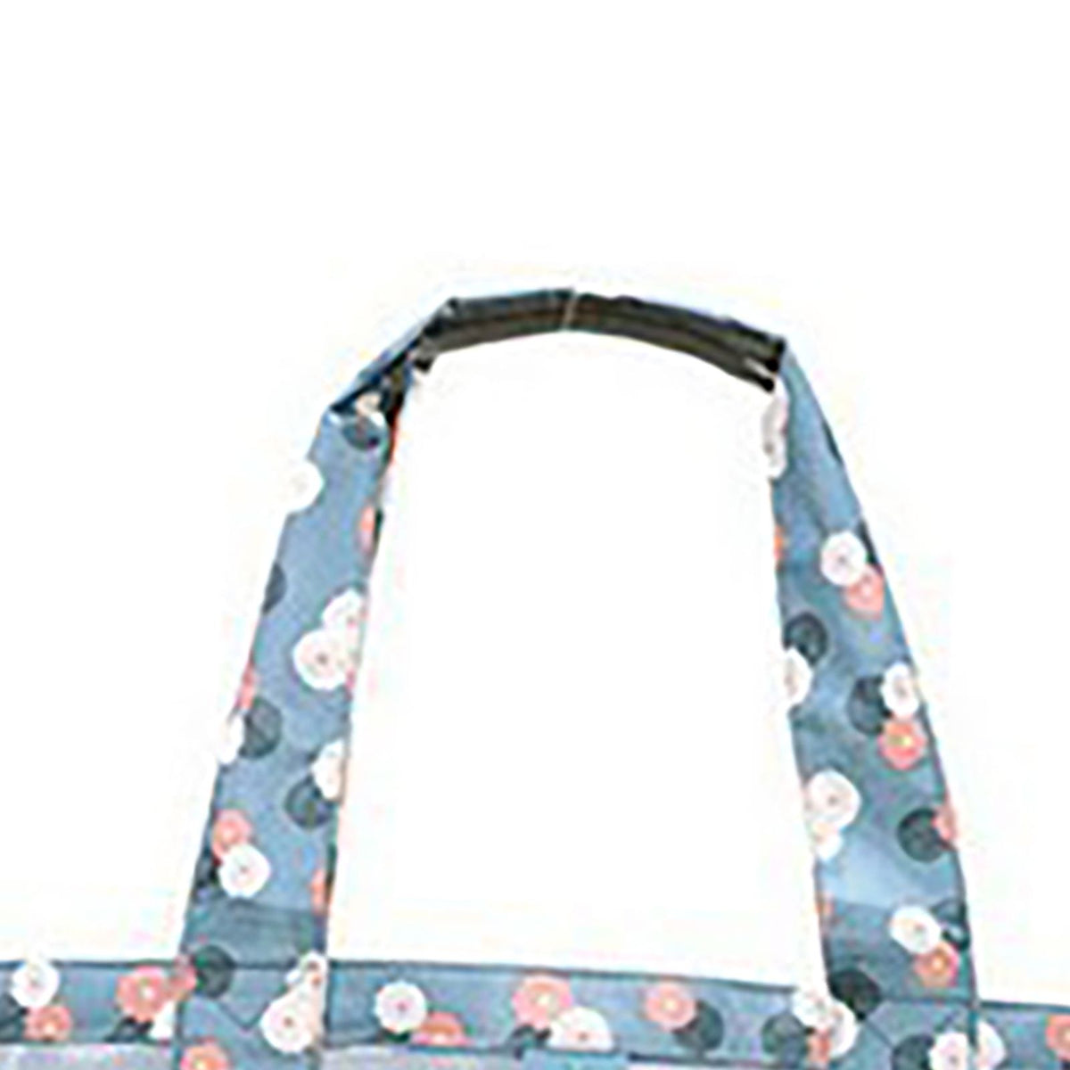 Beach Tote Waterproof Large Capacity Casual Oxford Cloth Women Mesh Handbag for Shopping Swimming Blue Flower