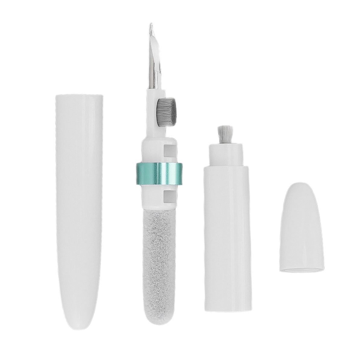 Bluetooth Earbuds Cleaning Pen Multifunction Wireless Earphones Cleaning Tool with Soft Brush for Camera Mobile Phone Green