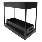 Under Sink Organizers Large Capacity Slide Out Storage Baskets for Bathrooms Kitchens Closets Laundry Rooms Offices Black