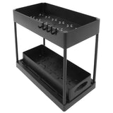 Under Sink Organizers Large Capacity Slide Out Storage Baskets for Bathrooms Kitchens Closets Laundry Rooms Offices Black