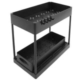 Under Sink Organizers Large Capacity Slide Out Storage Baskets for Bathrooms Kitchens Closets Laundry Rooms Offices Black