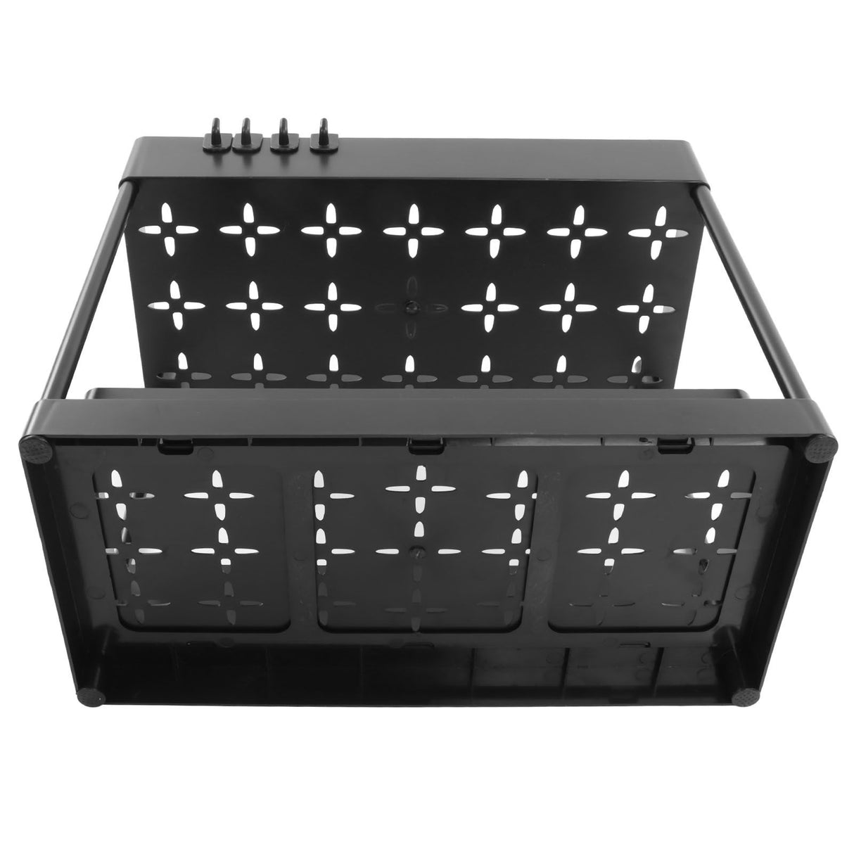 Under Sink Organizers Large Capacity Slide Out Storage Baskets for Bathrooms Kitchens Closets Laundry Rooms Offices Black