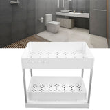 Under Sink Organizers Large Capacity Slide Out Storage Baskets for Bathrooms Kitchens Closets Laundry Rooms Offices White