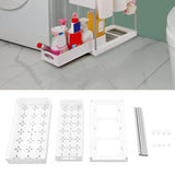 Under Sink Organizers Large Capacity Slide Out Storage Baskets for Bathrooms Kitchens Closets Laundry Rooms Offices White - Extra Image