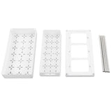 Slide Out Storage Baskets ABS Under Sink Organizer Cabinet Sliding Drawers for Kitchen Bathroom Cosmetic Storage White