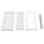 Slide Out Storage Baskets ABS Under Sink Organizer Cabinet Sliding Drawers for Kitchen Bathroom Cosmetic Storage White
