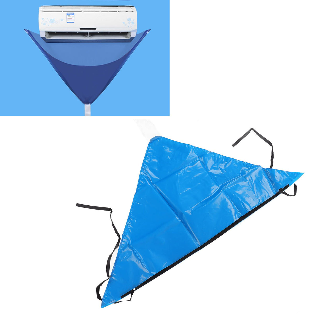 Air Conditioning Cleaning Cover Waterproof Leak Proof Thicken Double Layer Universal Air Conditioner Dust Washing Tool