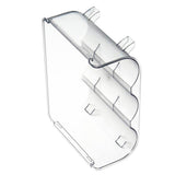 Water Bottle Organizer Transparent Stackable Space Saving Water Bottle Storage Holder Rack for Vacuum Cup 3 Grids - Top-Down View
