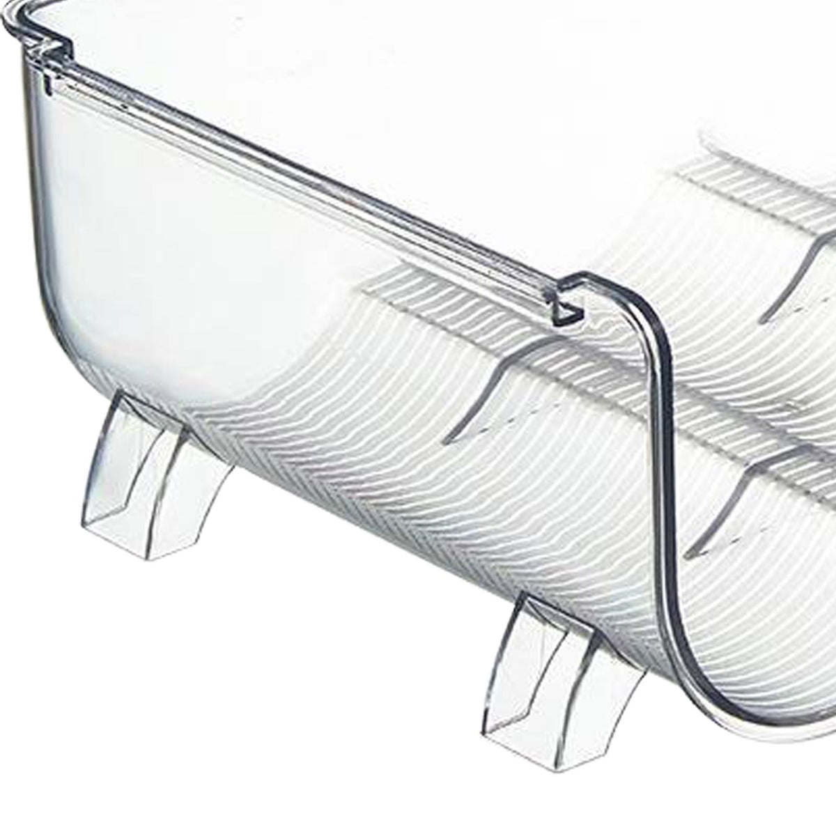 Water Bottle Organizer Transparent Stackable Space Saving Water Bottle Storage Holder Rack for Vacuum Cup 3 Grids
