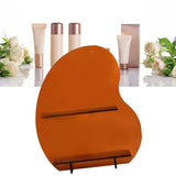Cosmetic Storage Rack Makeup Shelf Organizer for Bathroom Bedroom Dressing Room Desk Amber S - Rear View