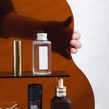 Cosmetic Storage Rack Makeup Shelf Organizer for Bathroom Bedroom Dressing Room Desk Amber S