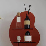 Cosmetic Storage Rack Makeup Shelf Organizer for Bathroom Bedroom Dressing Room Desk Amber S