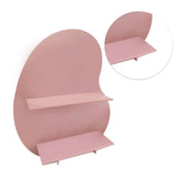 Cosmetic Storage Rack Makeup Shelf Organizer for Bathroom Bedroom Dressing Room Desk Pink S