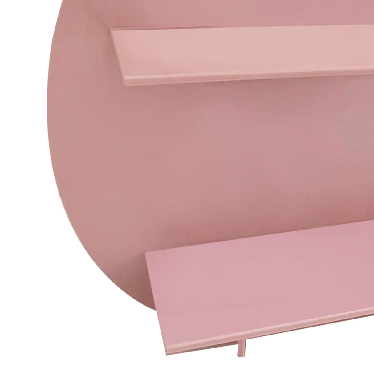 Cosmetic Storage Rack Makeup Shelf Organizer for Bathroom Bedroom Dressing Room Desk Pink S