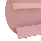 Cosmetic Storage Rack Makeup Shelf Organizer for Bathroom Bedroom Dressing Room Desk Pink S