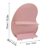Cosmetic Storage Rack Makeup Shelf Organizer for Bathroom Bedroom Dressing Room Desk Pink S