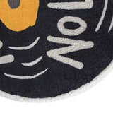 Water Absorbent Mat Retro CD Disk Design Anti Slip Thick Soft Imitation Cashmere Home Bathroom Mat Type 1 100x100cm