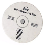 Water Absorbent Mat Retro CD Disk Design Anti Slip Thick Soft Imitation Cashmere Home Bathroom Mat Type 2 100x100cm