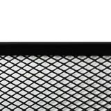 5 Tier Wall File Organizer Vertical Placement Glossy Edges Wall Mount File Holder with Hanging Hole for Office Black