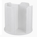 Disposable Cup Storage Organizer 4 Compartment 360 Degree Rotating Coffee Cup Dispenser for Coffee Shops Dessert Stores