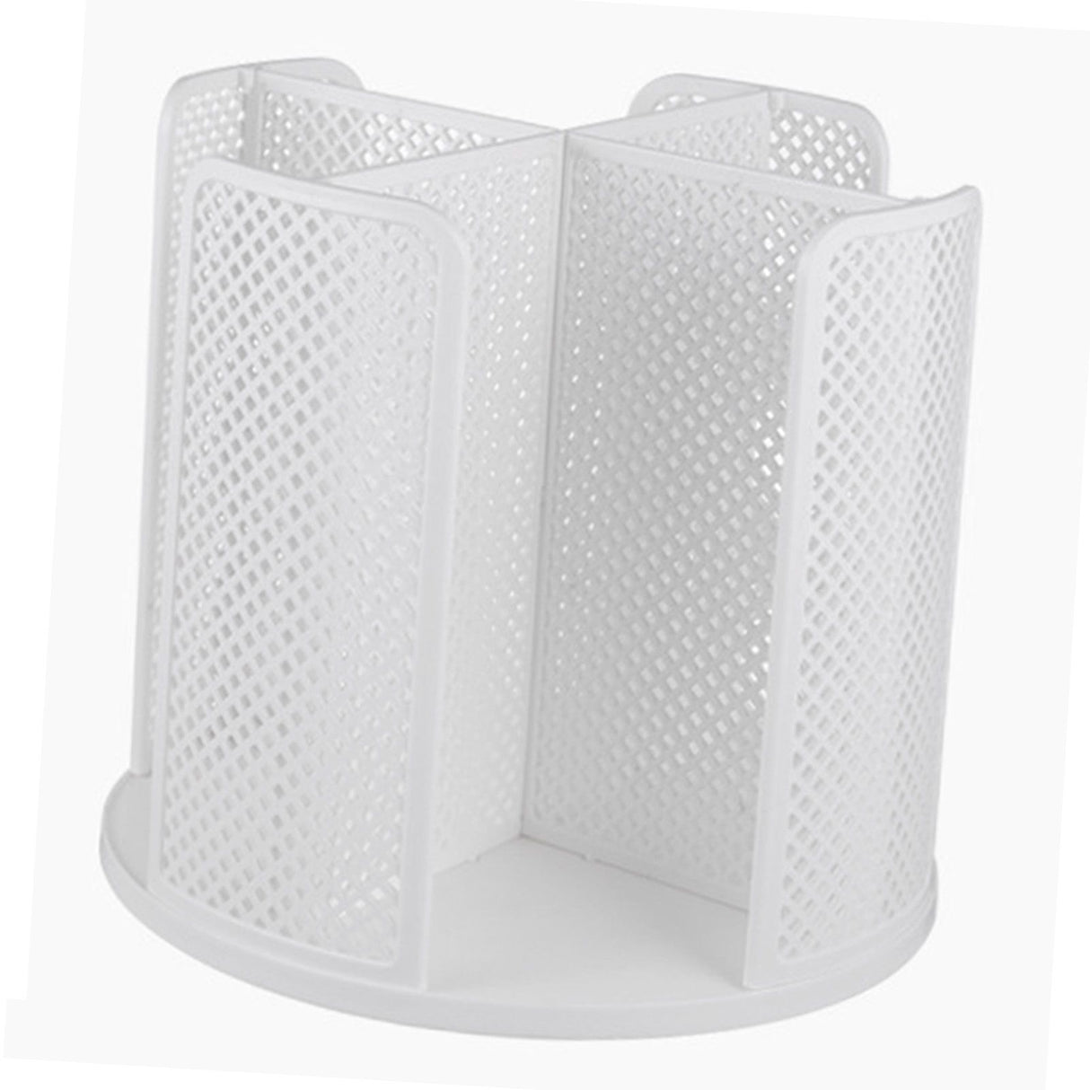 Disposable Cup Storage Organizer 4 Compartment 360 Degree Rotating Coffee Cup Dispenser for Coffee Shops Dessert Stores