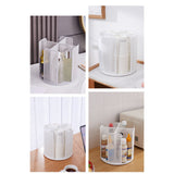 Disposable Cup Storage Organizer 4 Compartment 360 Degree Rotating Coffee Cup Dispenser for Coffee Shops Dessert Stores