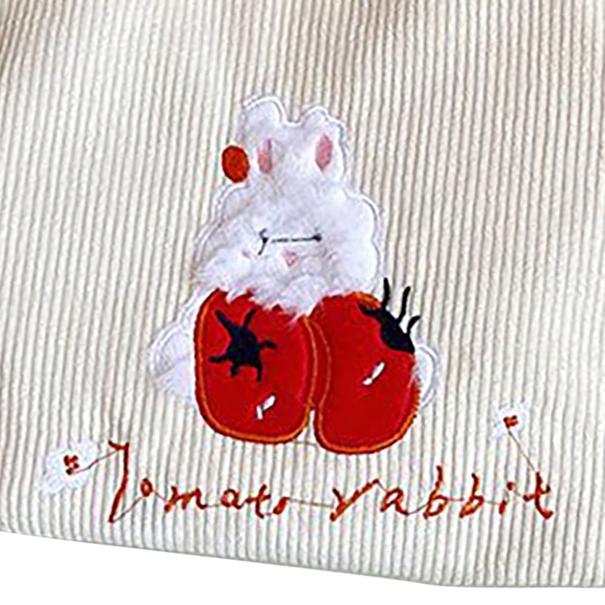 Cute Handbag Snap Button Closure Thickened Cute Pattern Fashionable Small Tote Bag for Shopping Commuting Strawberry